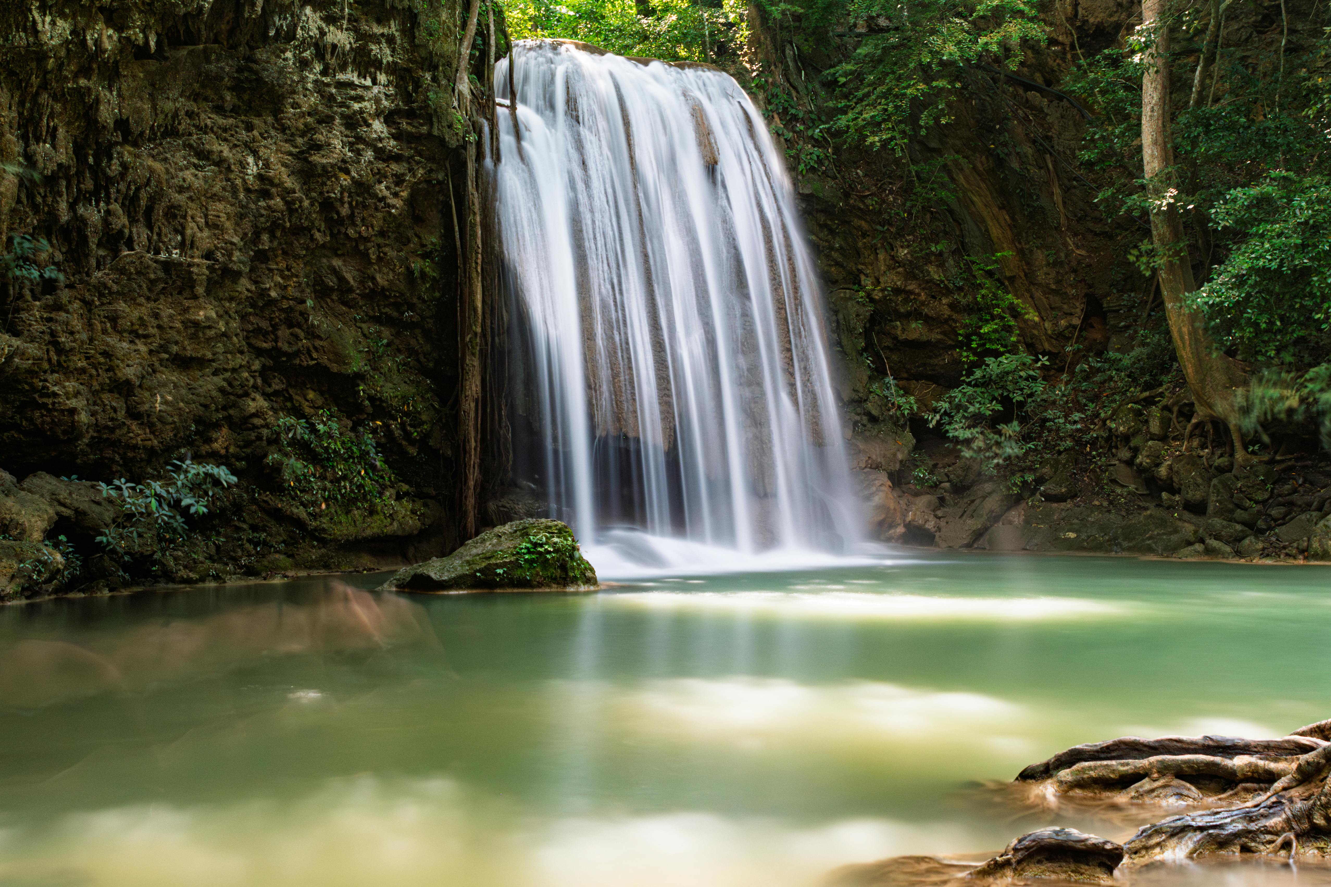 Beautiful waterfall in forest